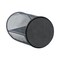 Universal 4.13 in. Diameter x 6 in. Height 3-Compartment Metal Mesh Pencil Cup - Black
